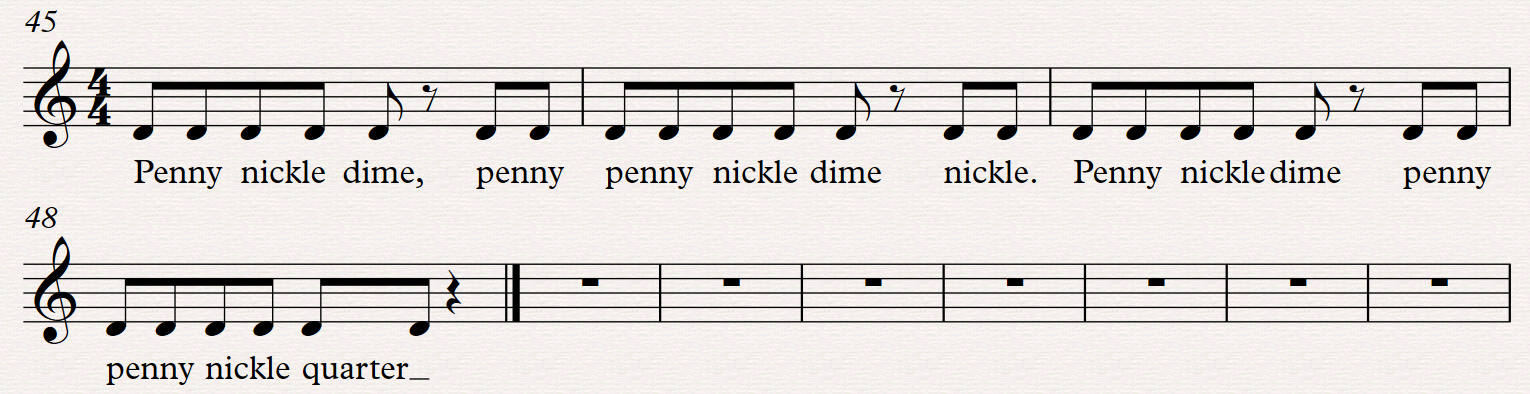 Penny Nickel Dime beats