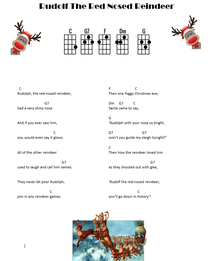 Rudolf lyrics chords