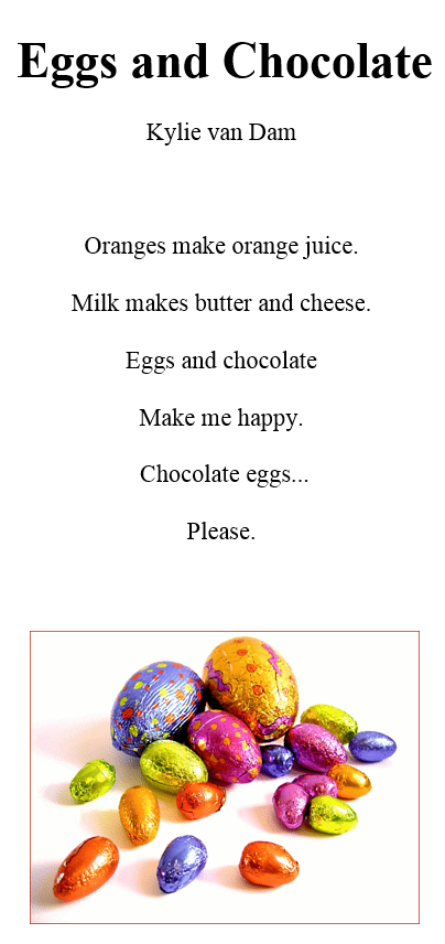 Eggs and Chocolate 2