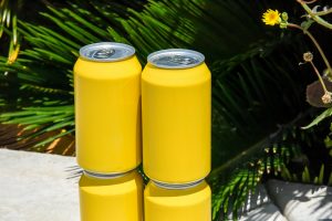 yellow cans